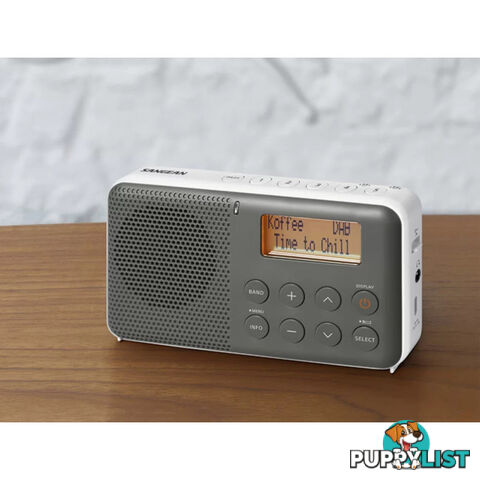 DPR64 DAB+ / FM-RDS / TRAVEL RADIO RECHARGEABLE COMPACT PORTABLE