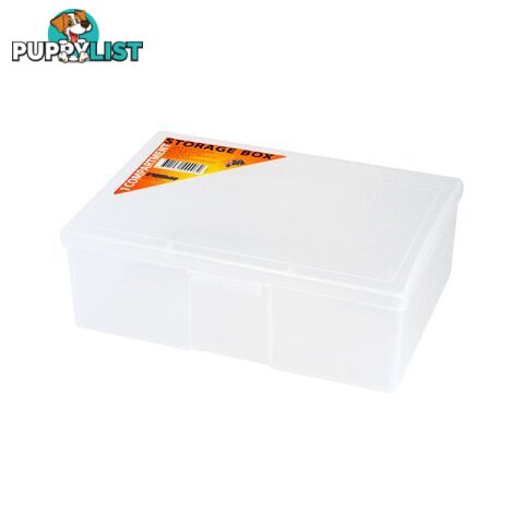 1H032 1 COMPARTMENT STORAGE BOX MEDIUM PLASTIC CASE