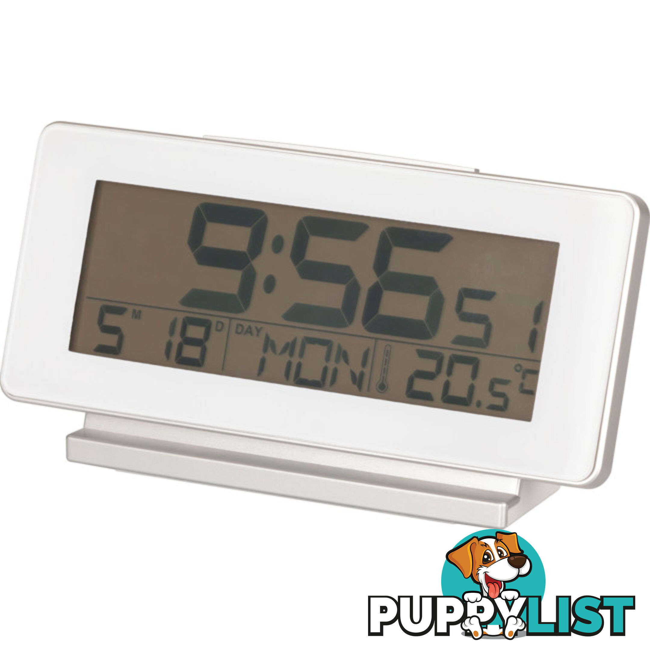 XC0232 LCD DESK ALARM CLOCK TEMP AND DATE