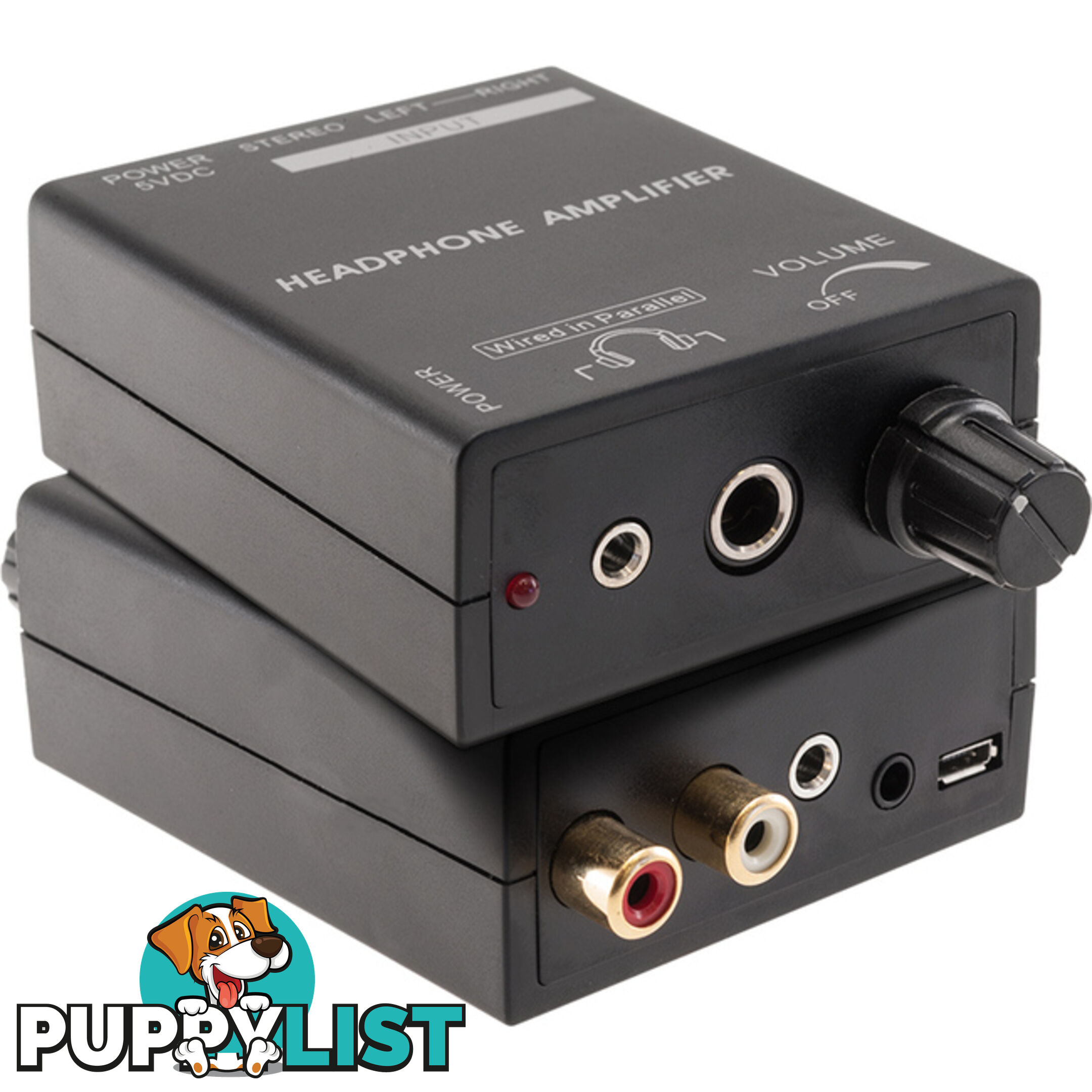 PRO1343 HEADPHONE AMPLIFIER STEREO 3.5MM AND RCA INPUTS