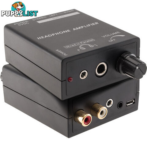 PRO1343 HEADPHONE AMPLIFIER STEREO 3.5MM AND RCA INPUTS