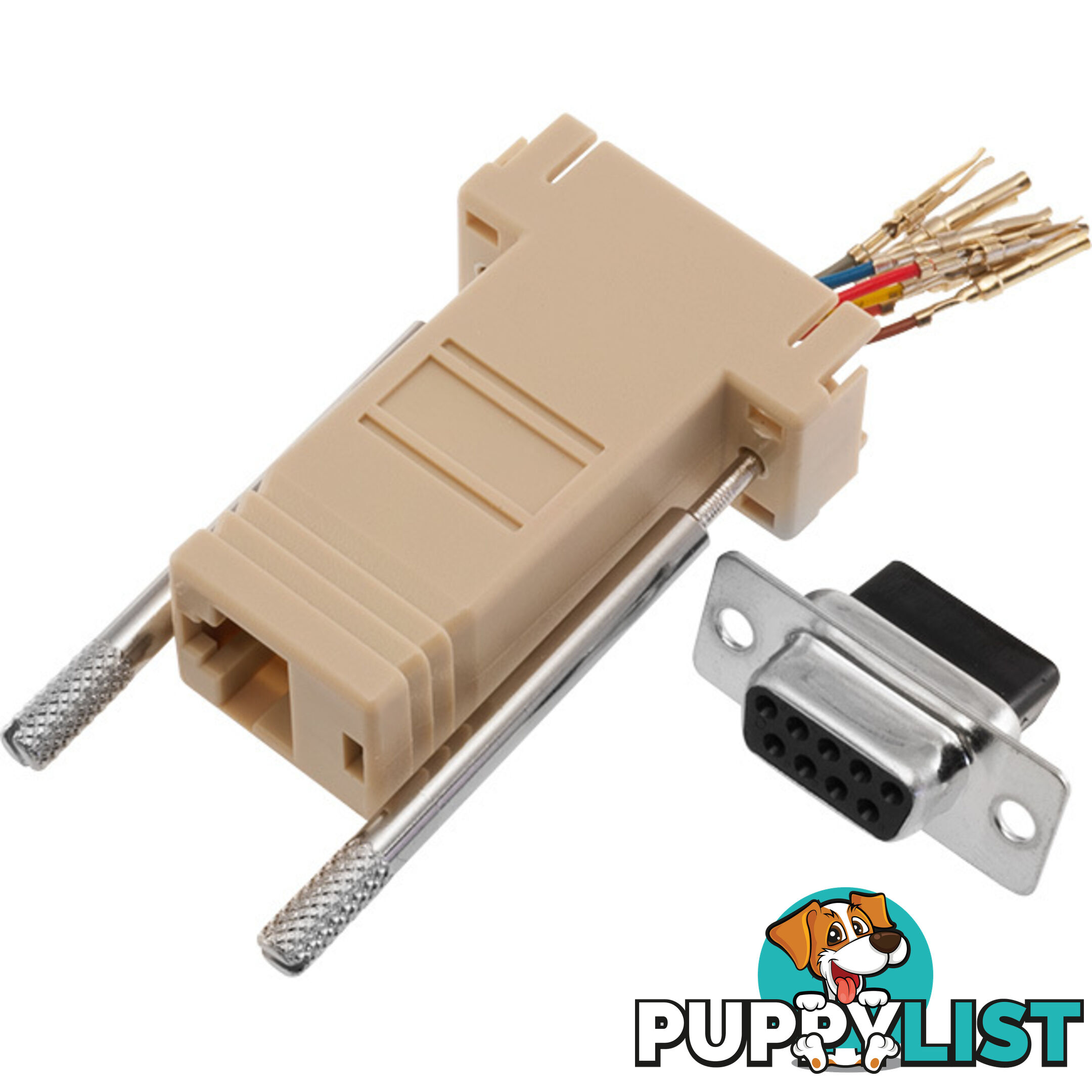 PK7015 DB9 PIN SOCKET TO RJ45 SOCKET 8P/8C RS232 RJ45