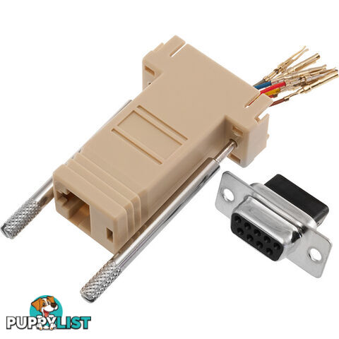 PK7015 DB9 PIN SOCKET TO RJ45 SOCKET 8P/8C RS232 RJ45