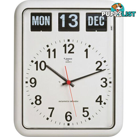 BQ12 ANALOGUE CALENDAR CLOCK WITH DAY DATE AND MONTH - JADCO