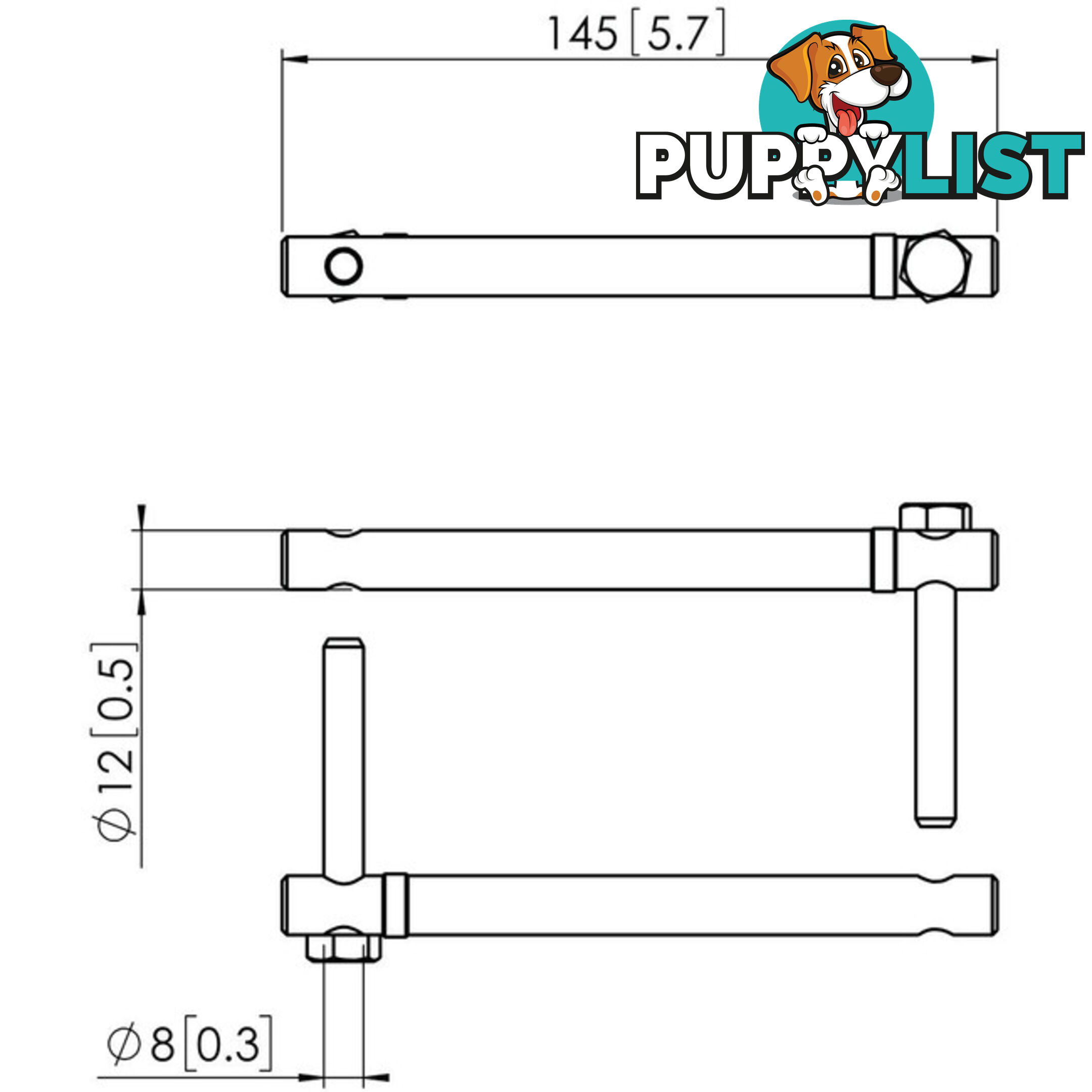 PUA9503 POLE COUPLER MAX 2 X 3M POLES CONNECT IT SERIES