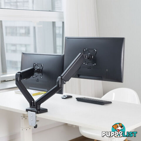 DGC01K GAS SPRING DUAL MONITOR ARM ACTIVIVA