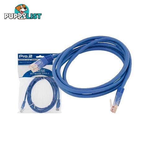 LC7125B 15M BLUE CAT5E PATCH LEAD PRO2