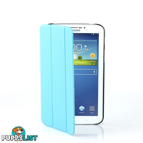 T3-7CASBL GALAXY TAB3 7" SLIM CASE BLUE TRI-FOLD MBEAT