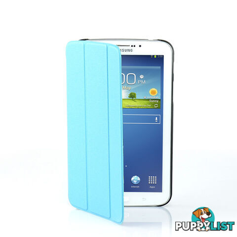 T3-7CASBL GALAXY TAB3 7" SLIM CASE BLUE TRI-FOLD MBEAT