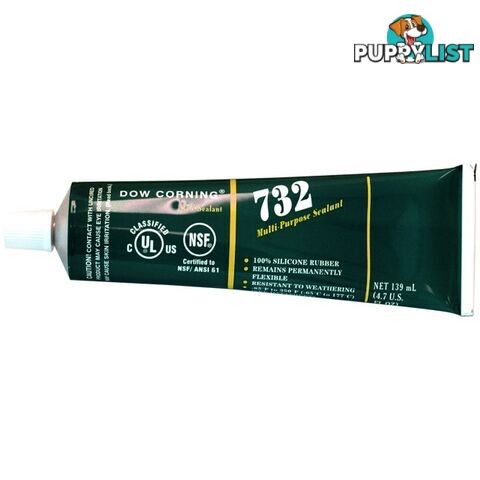 S732CL 139ML SILASTIC SILICON - CLEAR 732 DOW CORNING MULTI SEALANT