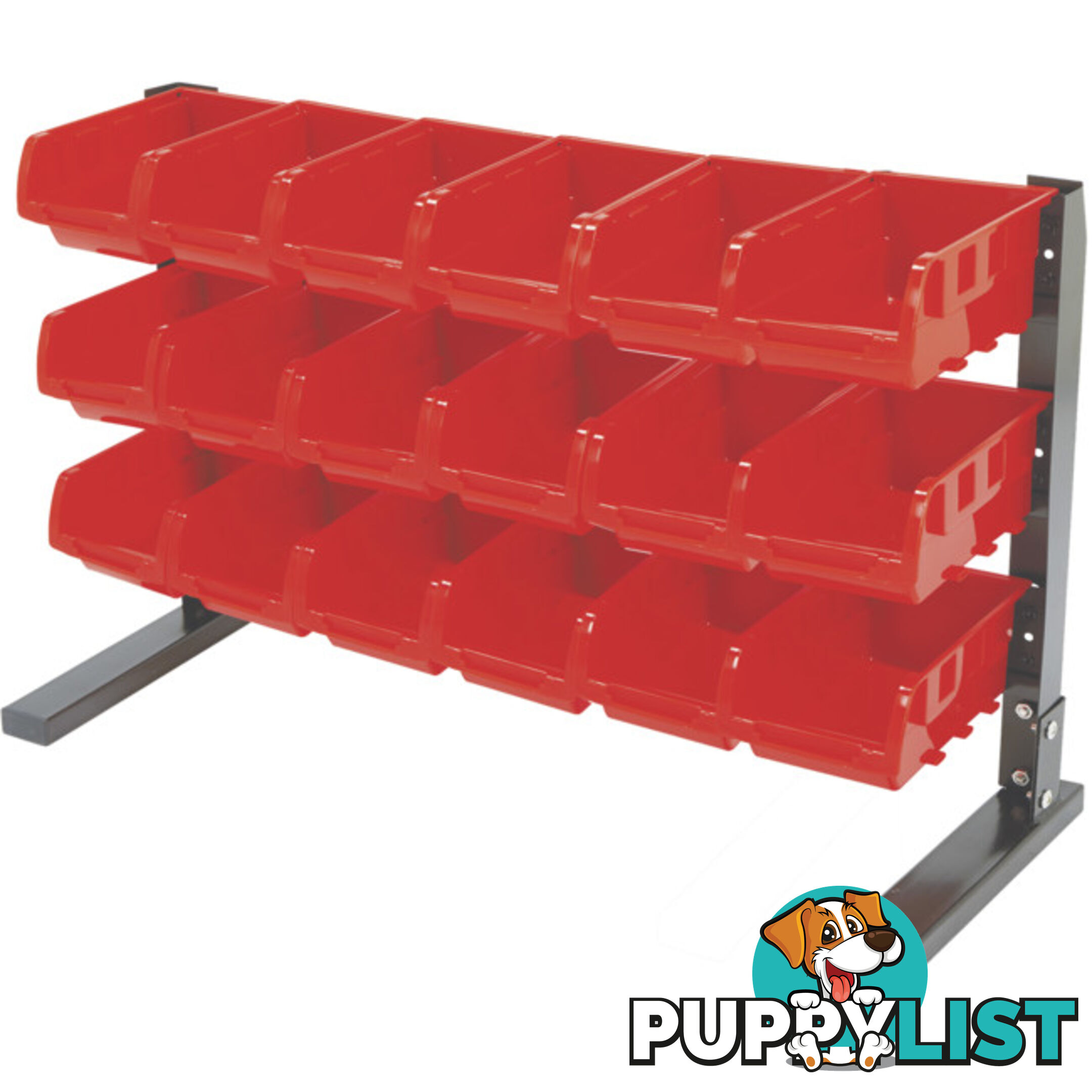 ST1008 18 BIN STORAGE RACK