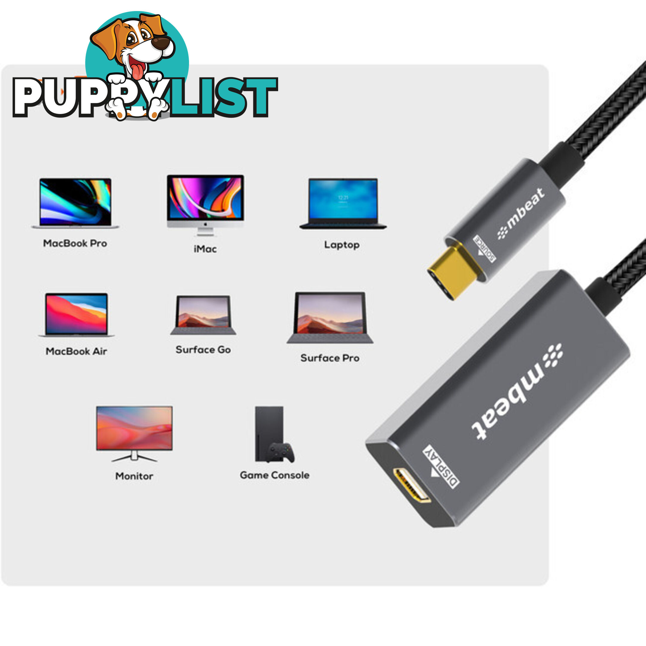 LC7998 4K USB-C TO MINI DISPLAY PORT ADAPTER TOUGH LINK