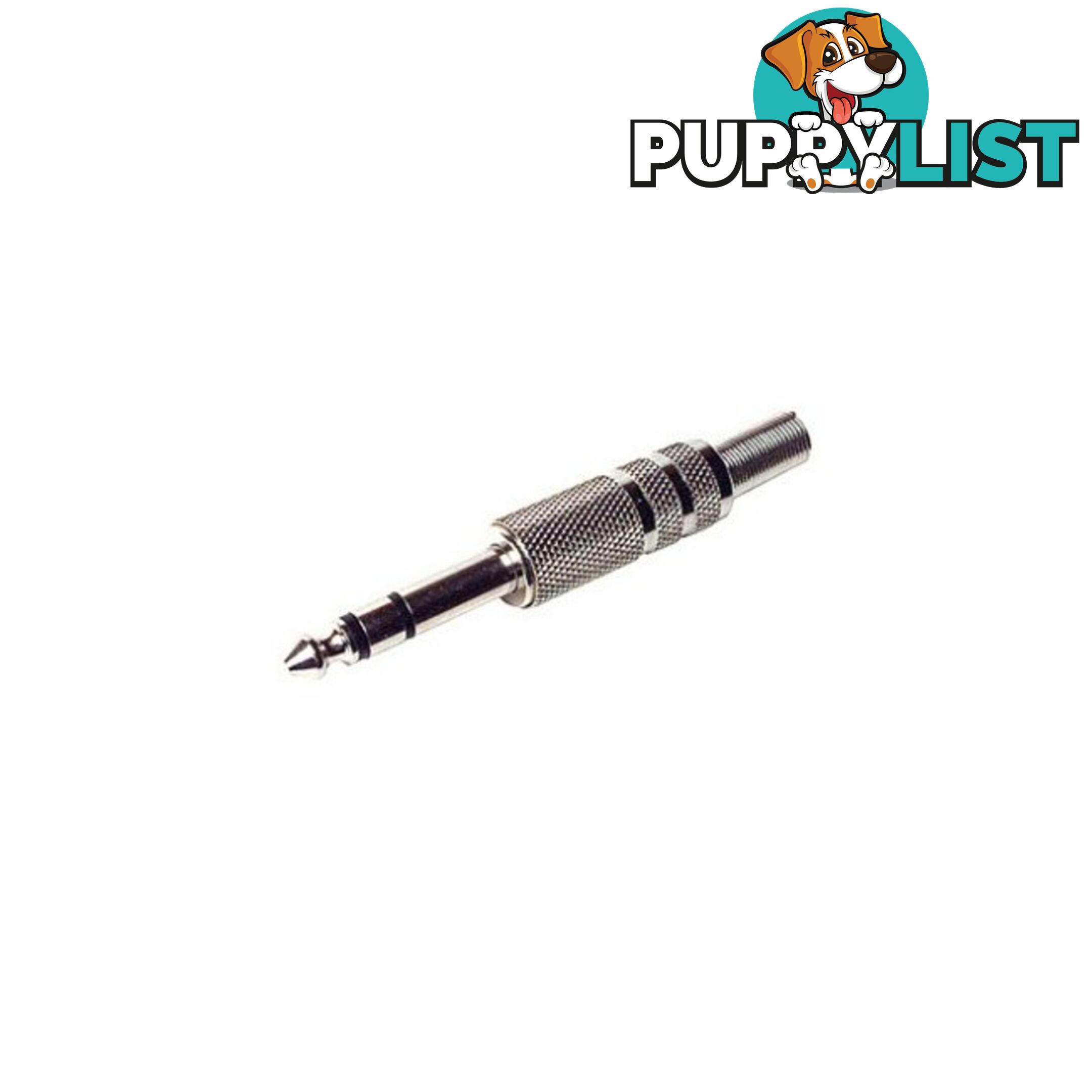 PD1449 6.3MM STEREO PHONO PLUG METAL SPRING PROTECTION