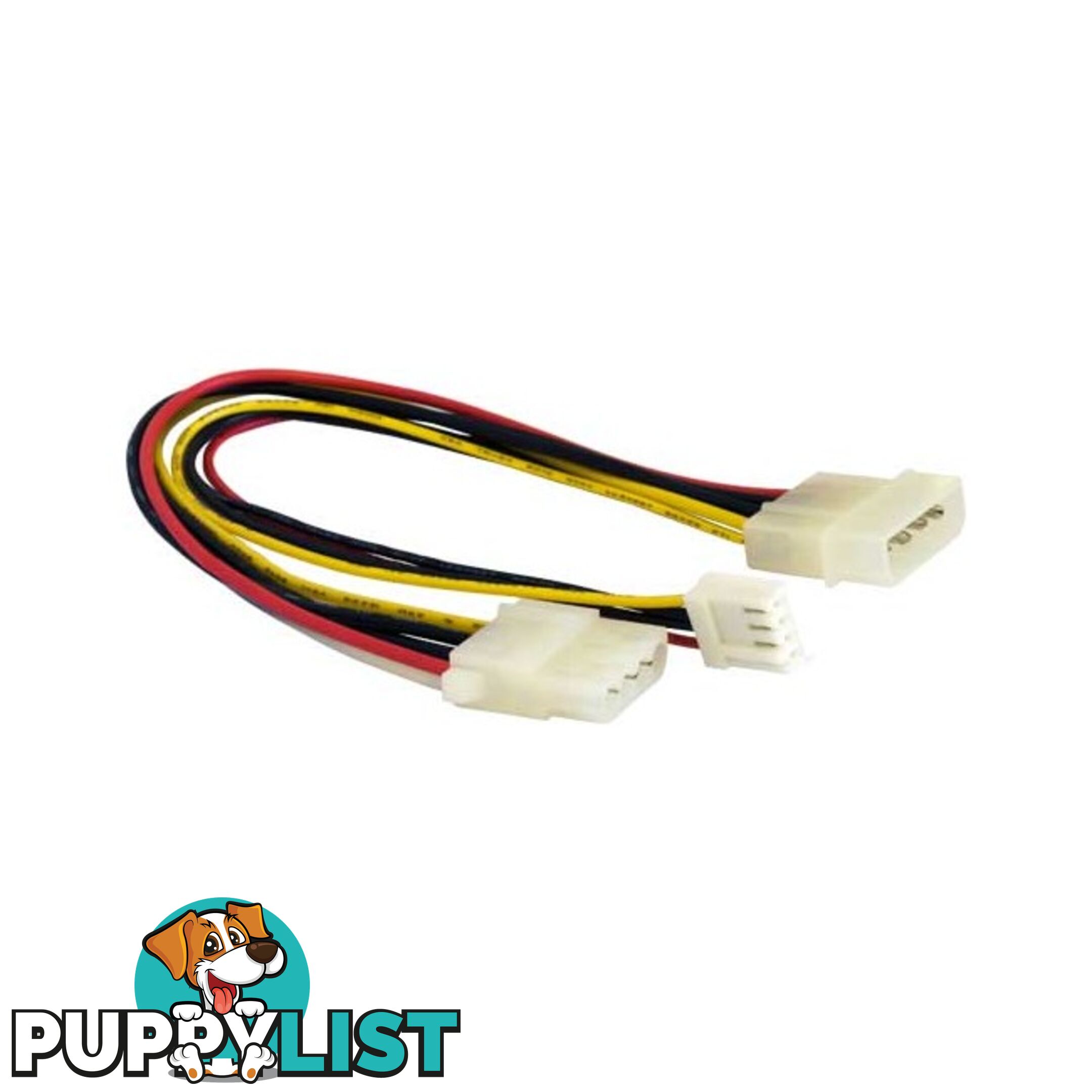 LC6410 MOLEX M5 PLUG TO F3AND F5 PLUGS COMPUTER POWER LEAD