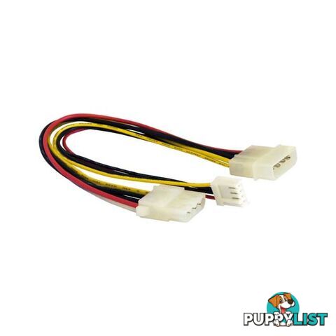 LC6410 MOLEX M5 PLUG TO F3AND F5 PLUGS COMPUTER POWER LEAD