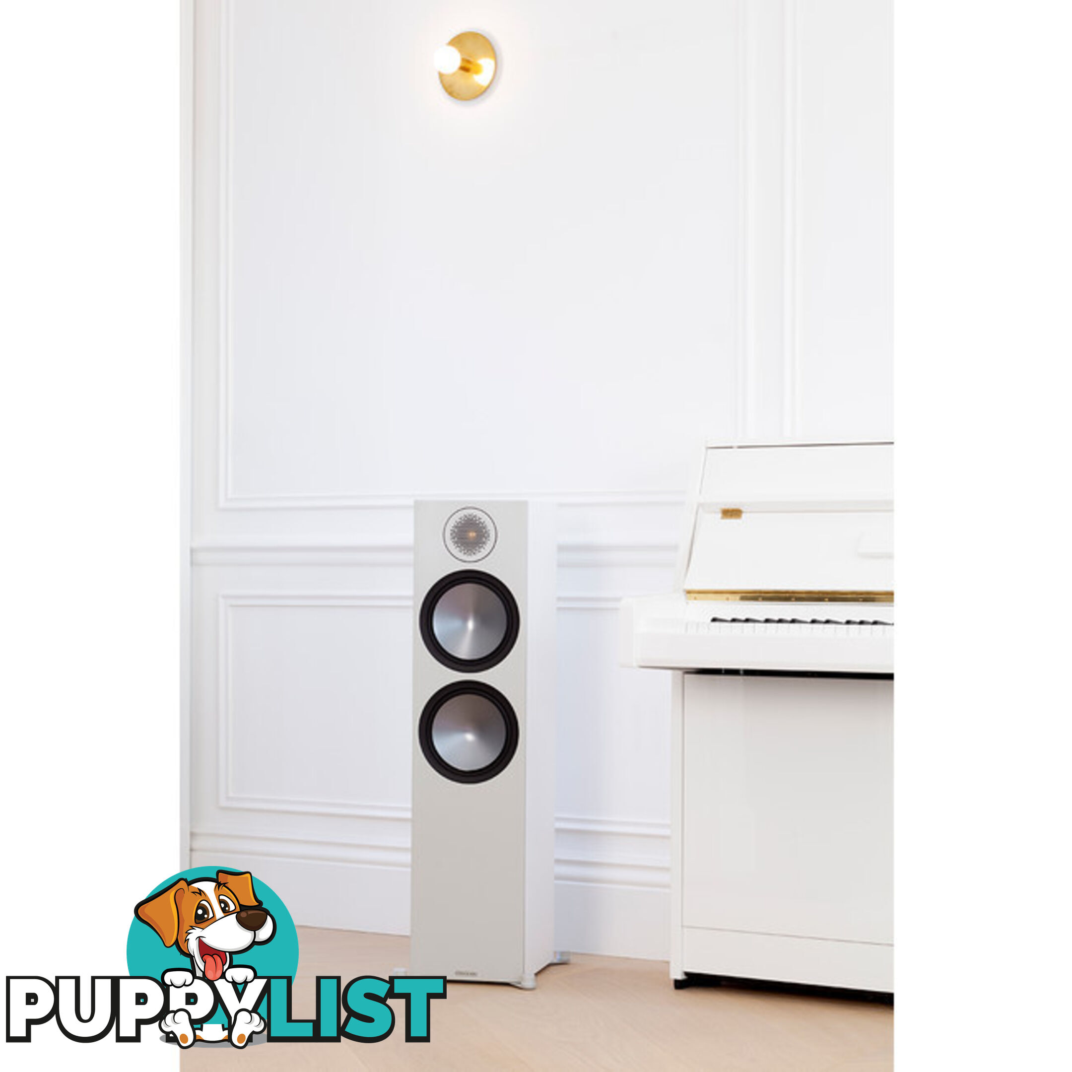 BRONZE500-WH WHITE BRONZE 500 FLOORSTANDING SPEAKER