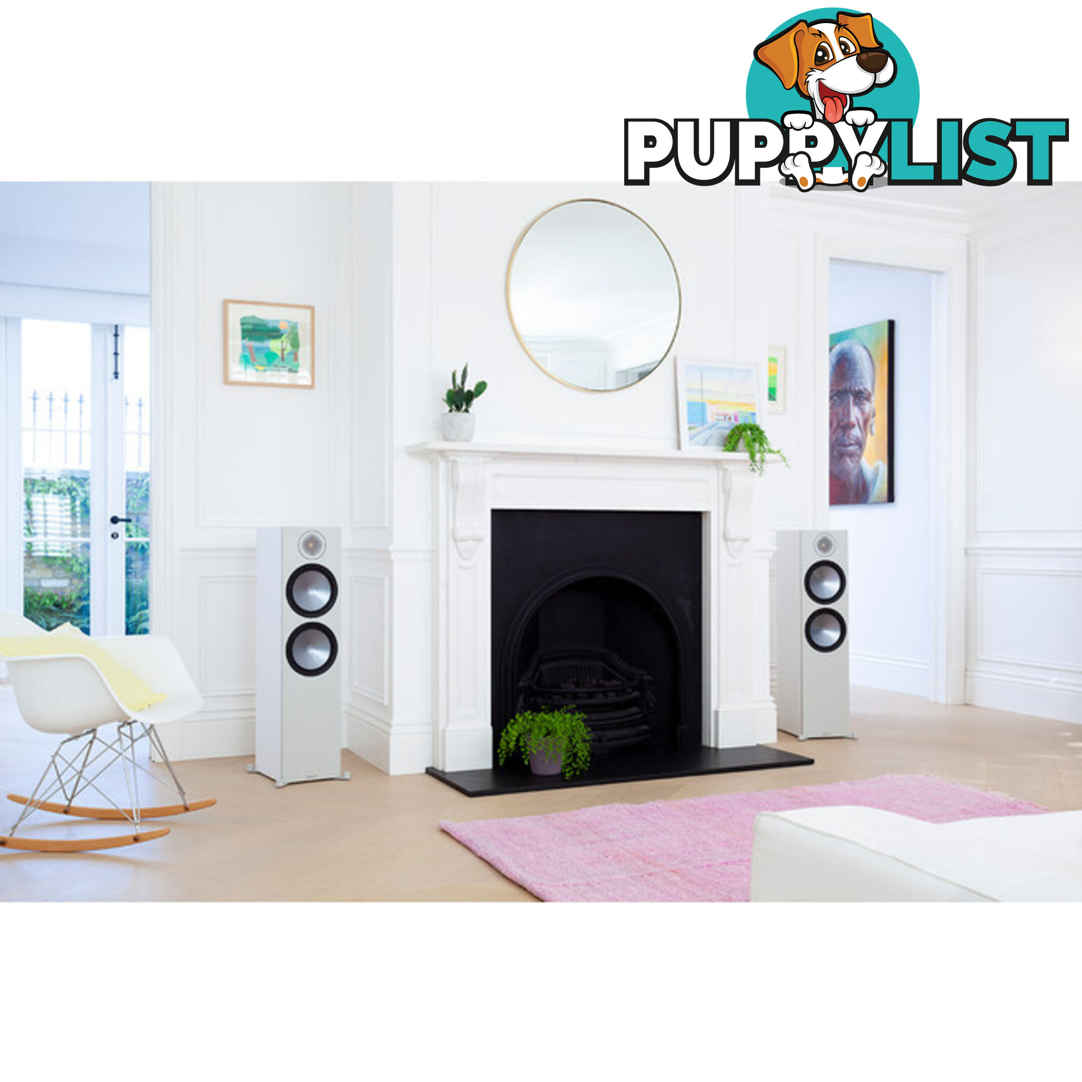 BRONZE500-WH WHITE BRONZE 500 FLOORSTANDING SPEAKER