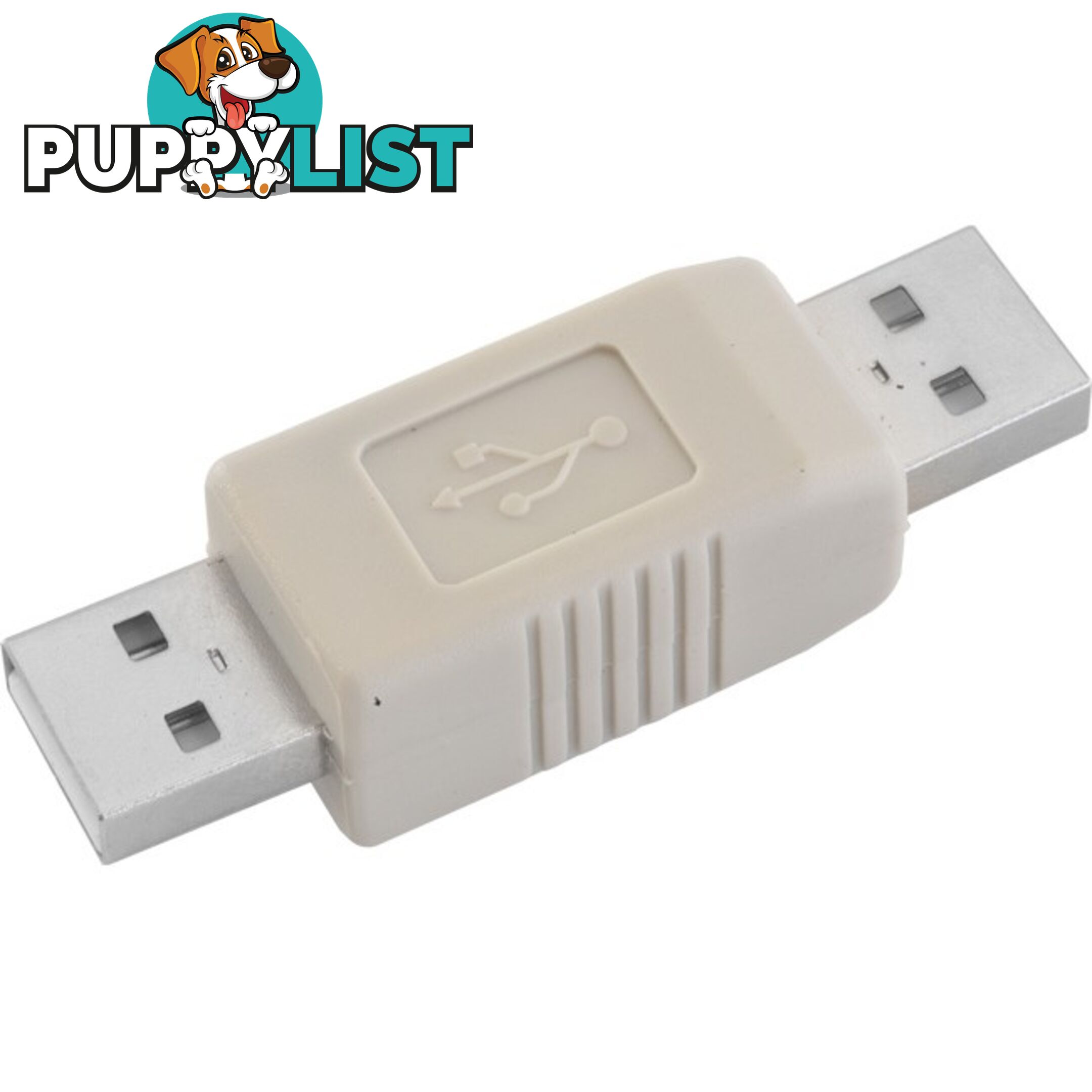 PA2316 USB-A PLUG TO USB-A PLUG JOINER / GENDER CHANGER