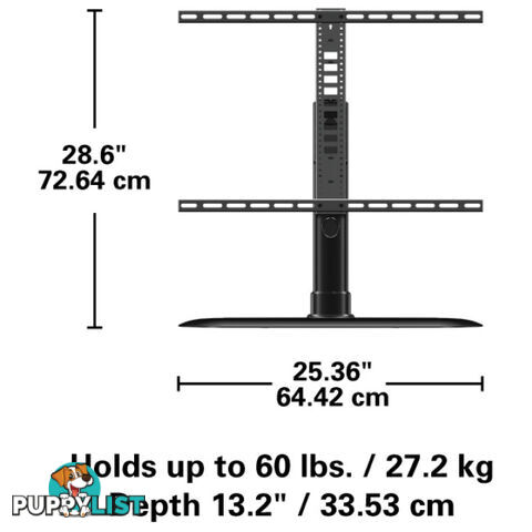 FTVS1 32"-65" 27KG SWIVEL TV BASE VESA MOUNT 75X75 TO 600X400