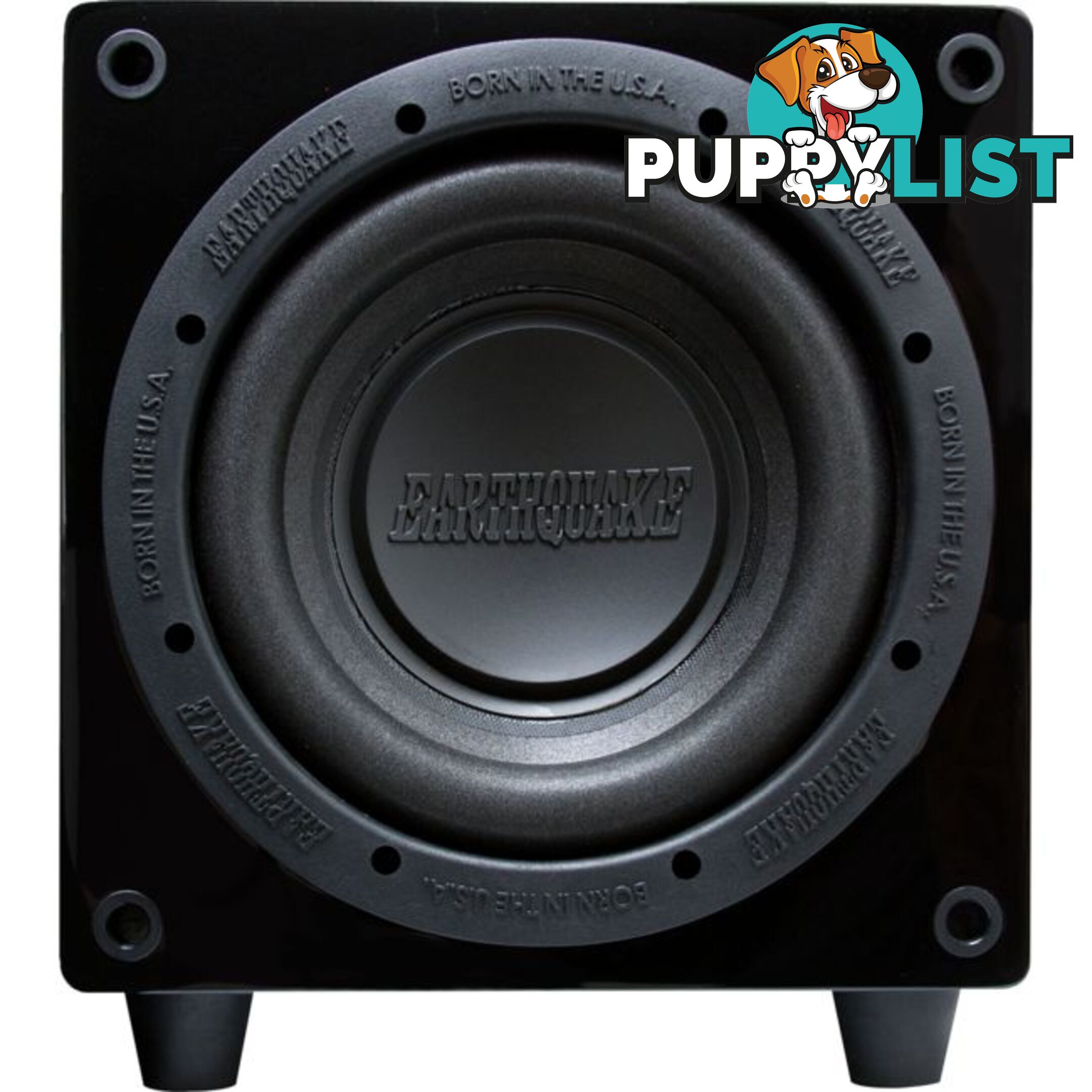 MINIMEFF8-V2 8" POWERED SUBWOOFER 320W W/ SLAPS FRONT FIRING BLACK