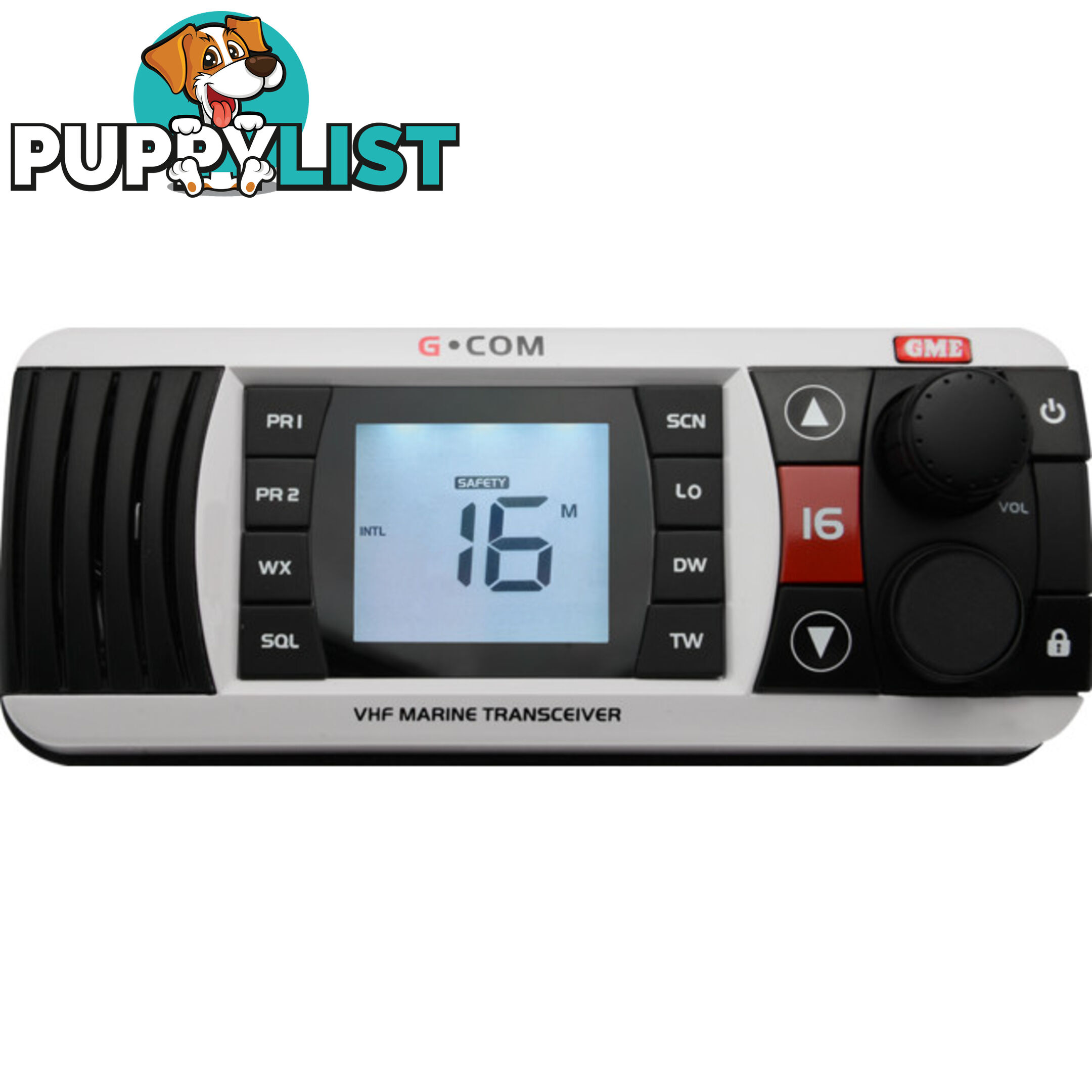 GX700W VHF IPX7 MARINE RADIO WHITE