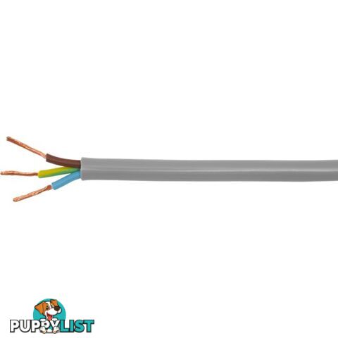 3X32-.2PG-1M GREY TRI POWER CABLE-1M - PER METRE MAINS 240V (100M)