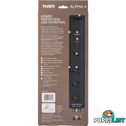 A4 ALPHA 4 OUTLET POWER FILTER THOR