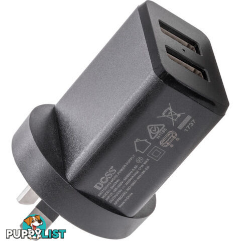 SM534U 5V DC 3.4A DUAL USB CHARGER 3.4A TOTAL POWER SUPPLY