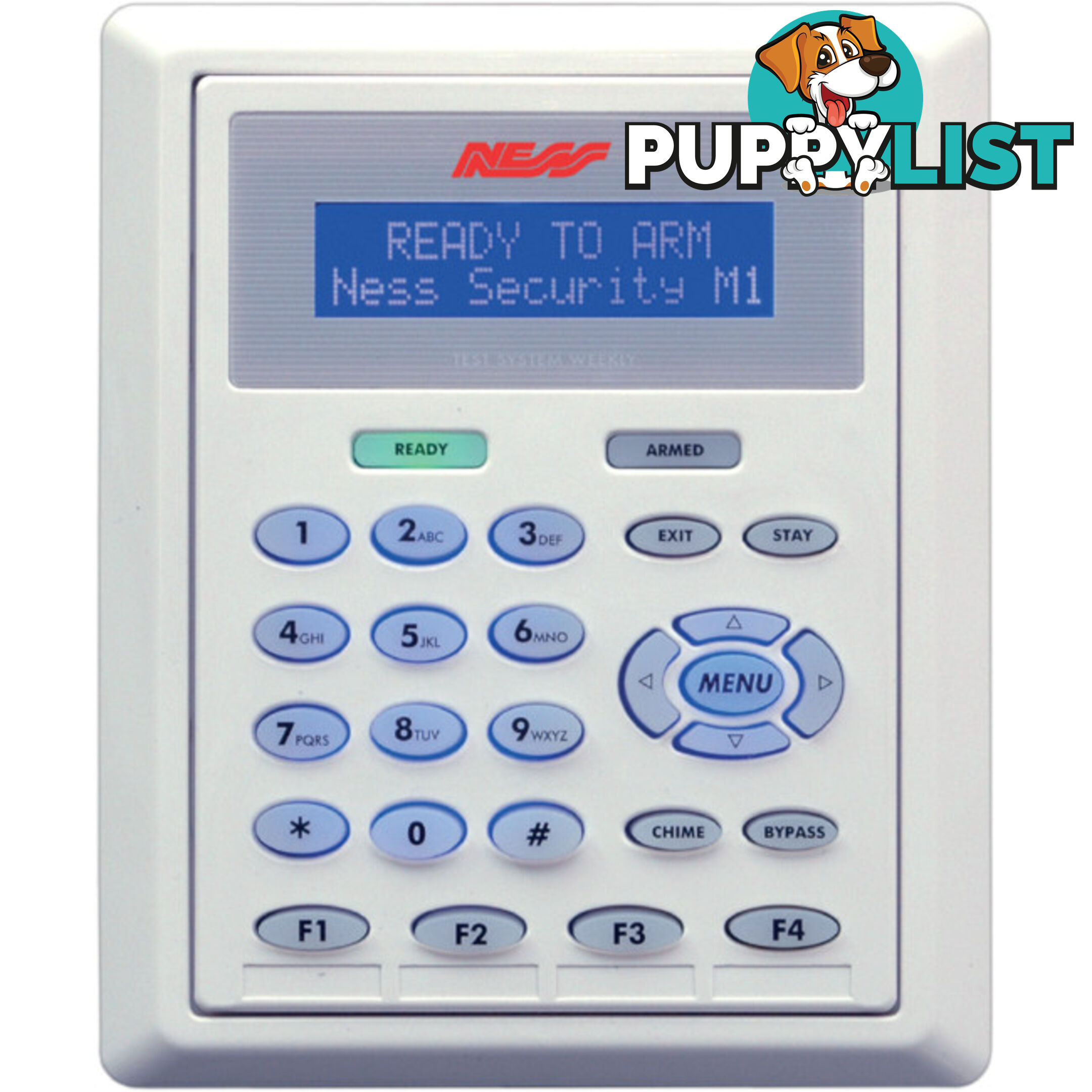 101-256 M1-KP2 LCD KEYPAD SUIT M1 NESS