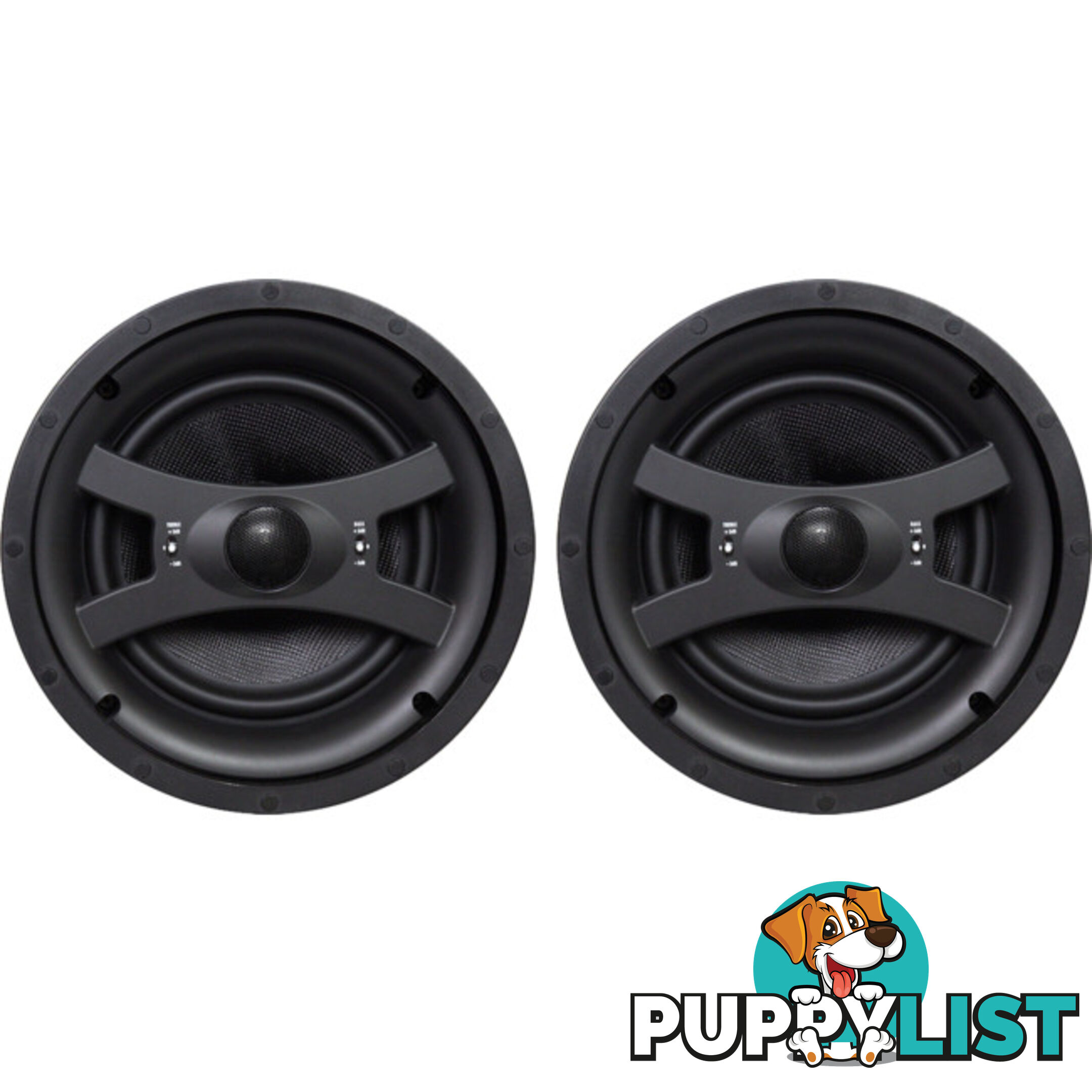 ECS8.0 8" EDGELESS CEILING SPEAKERS PAIR EARTHQUAKE