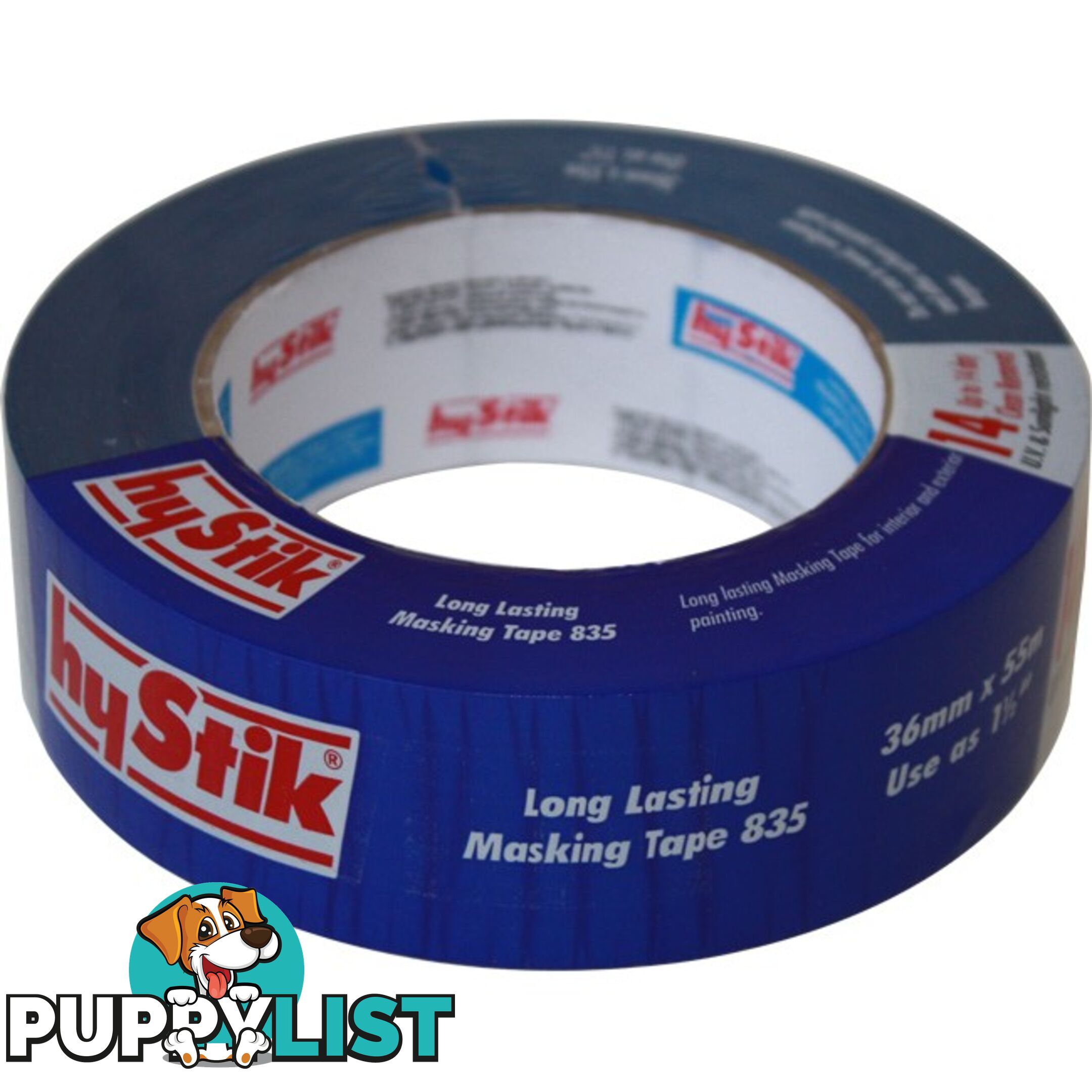 835MT36 14 DAY OUTDOOR MASKING TAPE 36MM X 55MT ROLL LONG LASTING