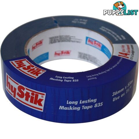 835MT36 14 DAY OUTDOOR MASKING TAPE 36MM X 55MT ROLL LONG LASTING