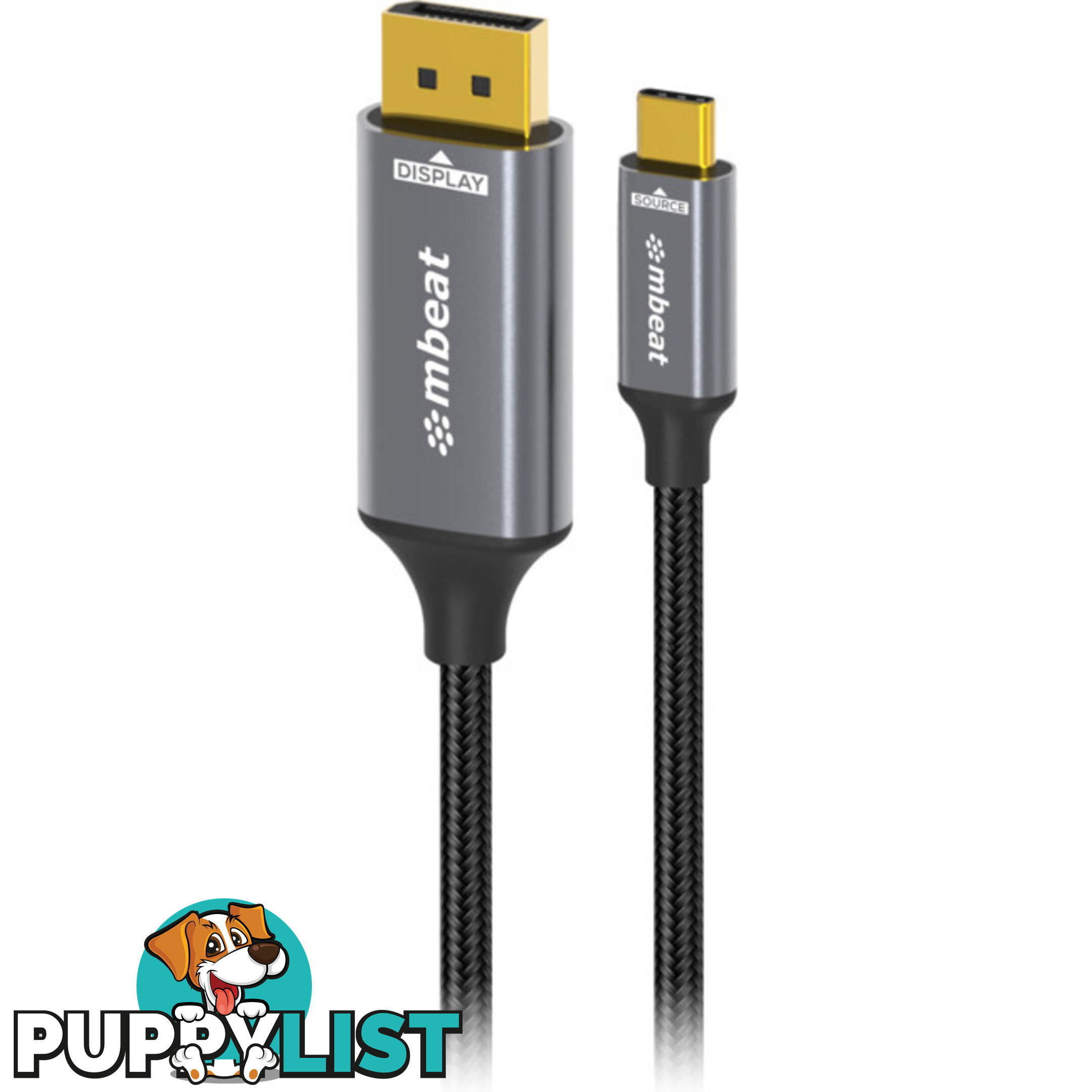 LC8024 1.8M 8K USB-C TO DISPLAYPORT TOUGHLINK