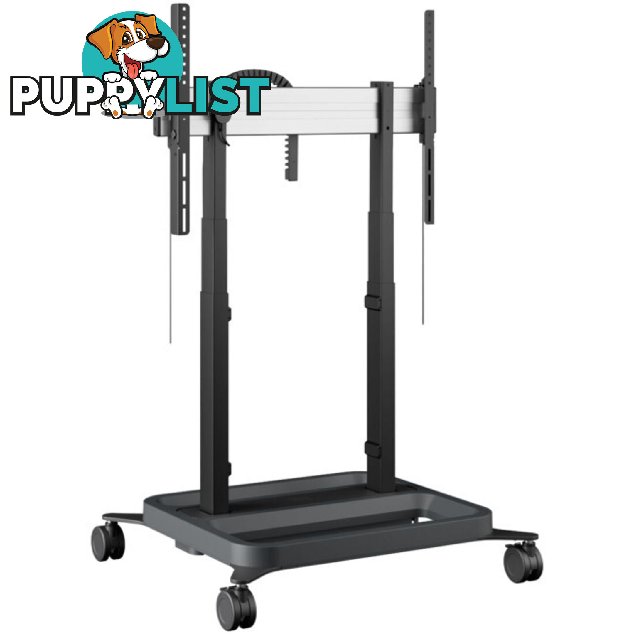 RISE5305 MOTORIZED DISPLAY LIFT TROLLEY - PREMIUM WHEELS 50MM PER SEC SPEED - UP TO 86" -120KG DISPLAY