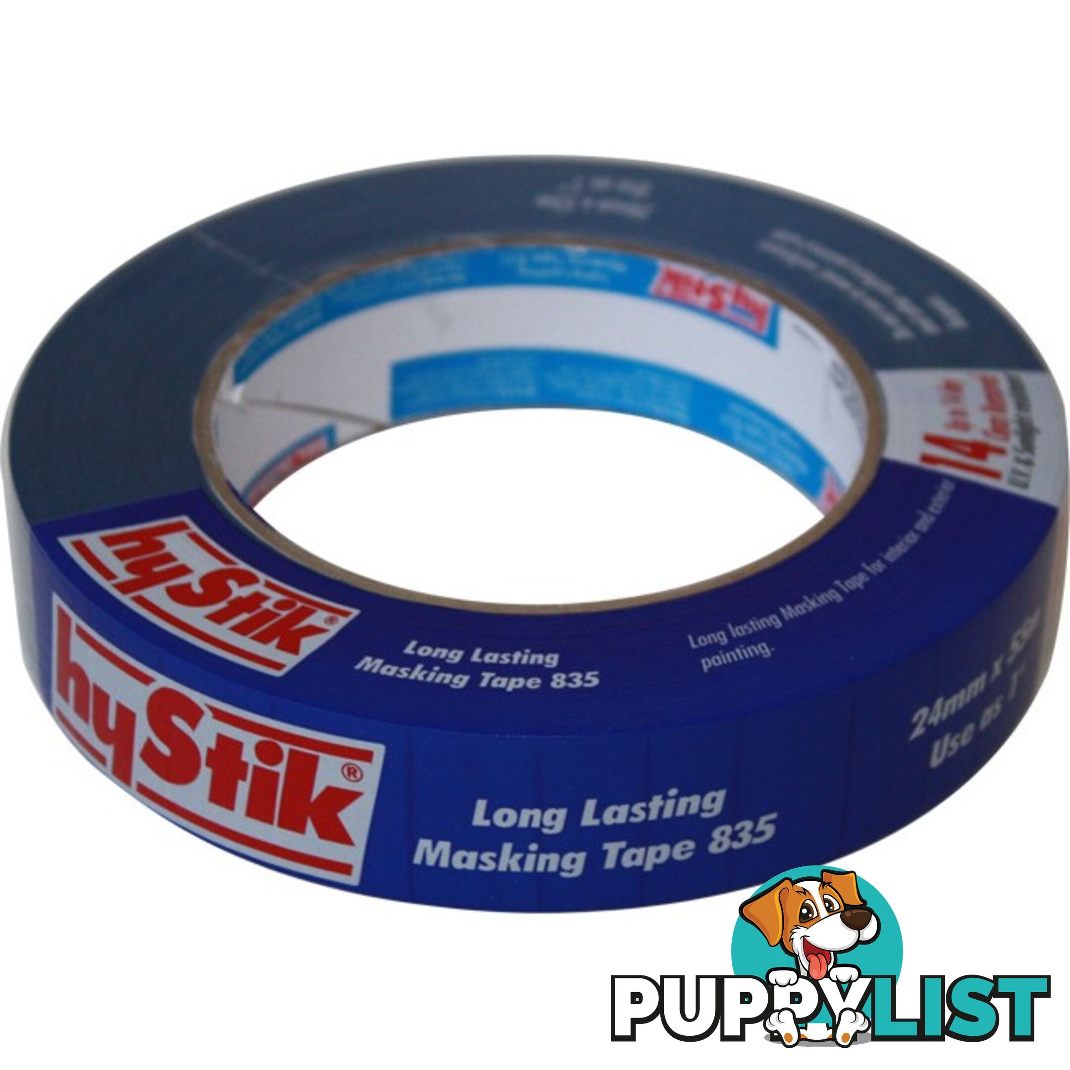 835MT24 14 DAY OUTDOOR MASKING TAPE 24MM X 55MT ROLL LONG LASTING