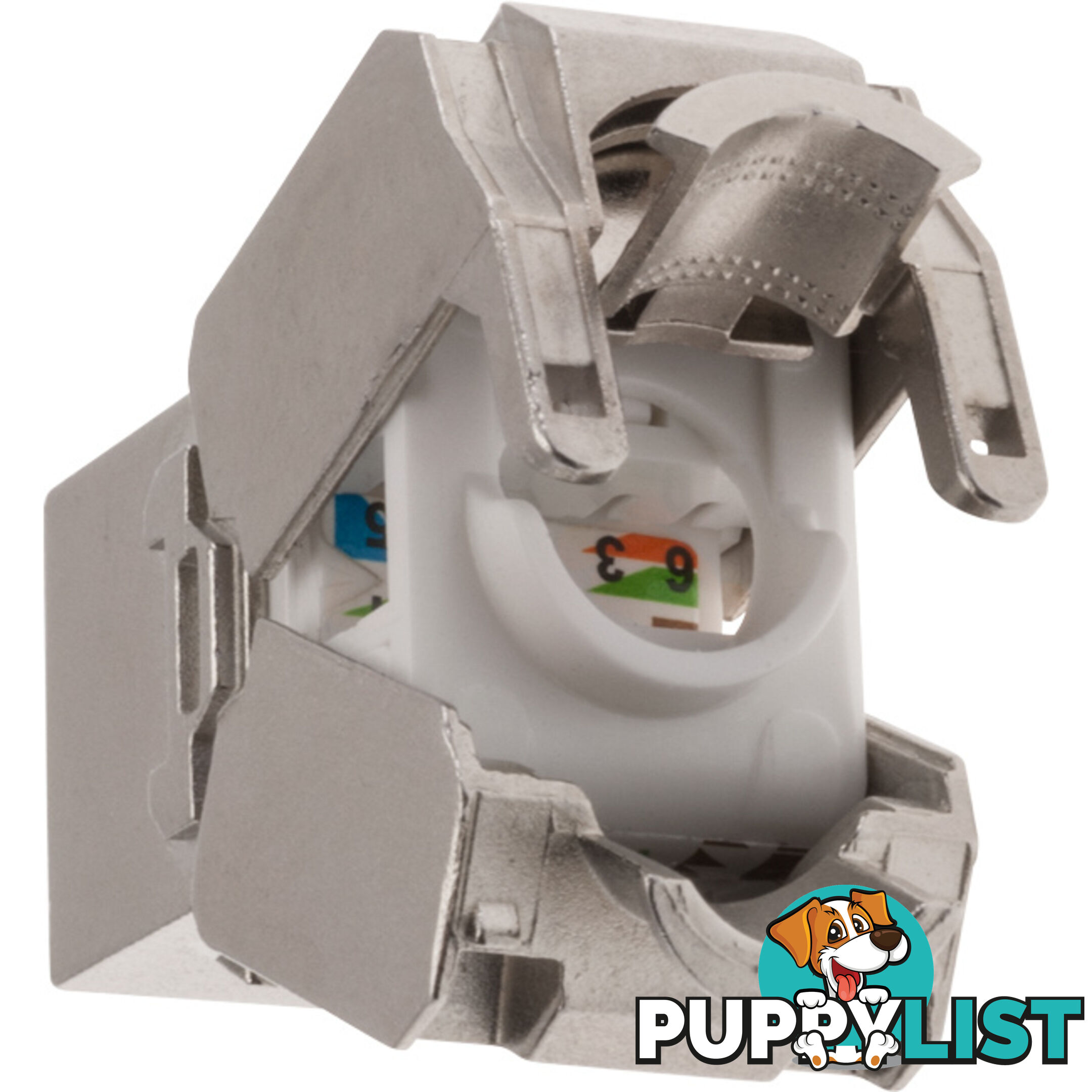 PK4547 SHIELDED CAT6A SOCKET KEYSTONE KEYSTONE MECH RJ45 CAT6