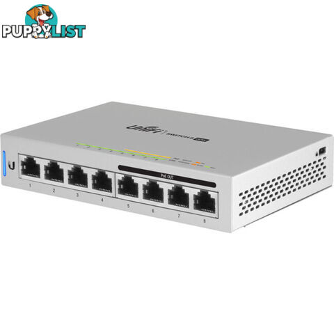 US-8-60W UNIFI 8 PORT 60W POE SWITCH 4 X POE PORTS