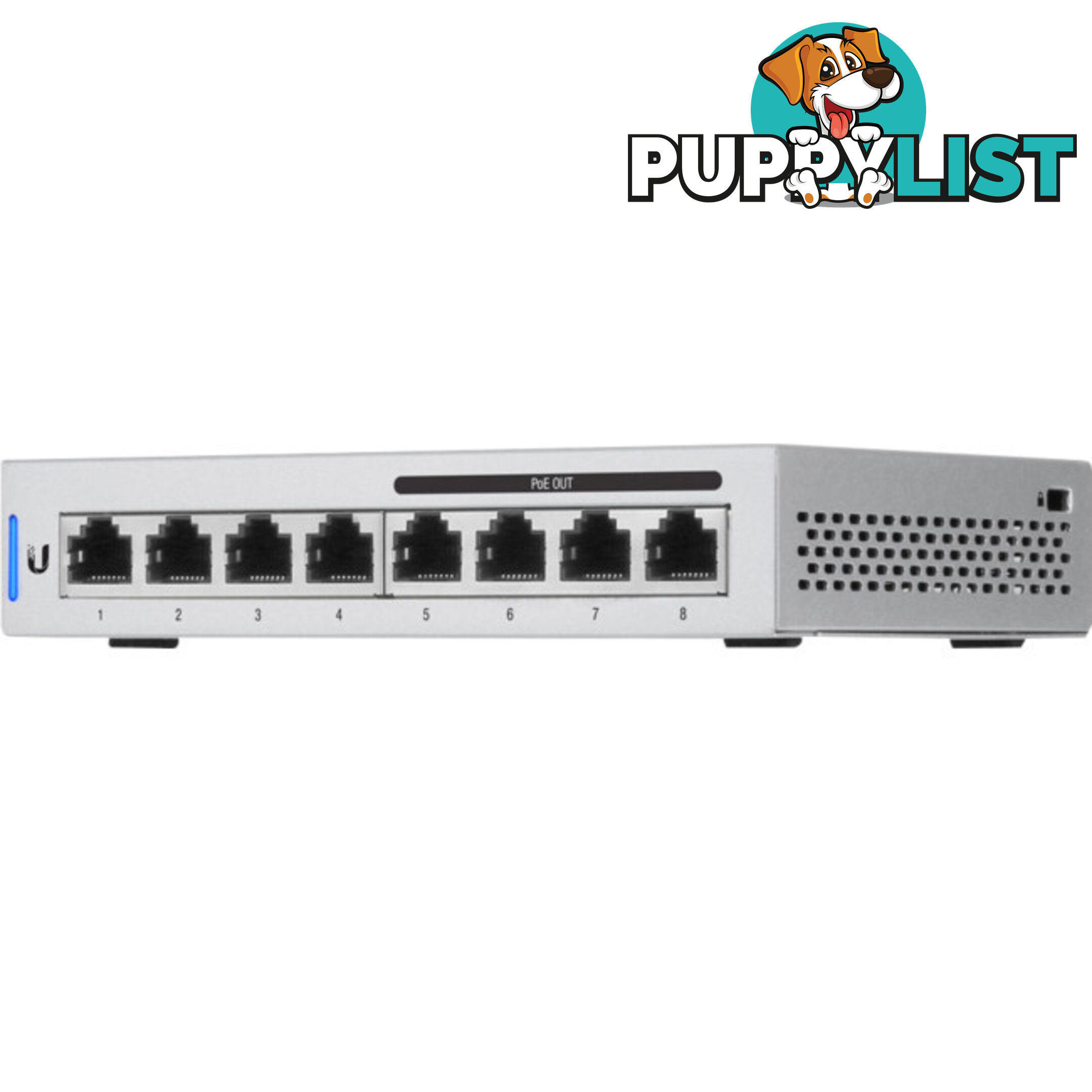 US-8-60W UNIFI 8 PORT 60W POE SWITCH 4 X POE PORTS