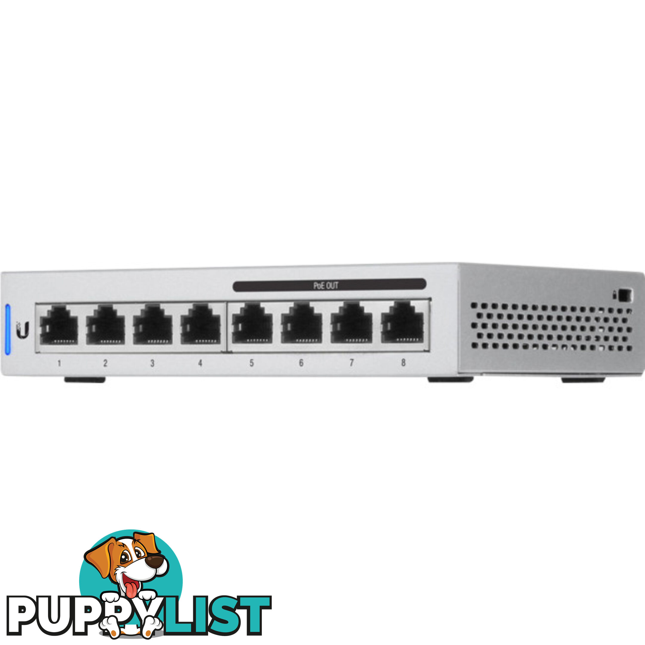 US-8-60W UNIFI 8 PORT 60W POE SWITCH 4 X POE PORTS