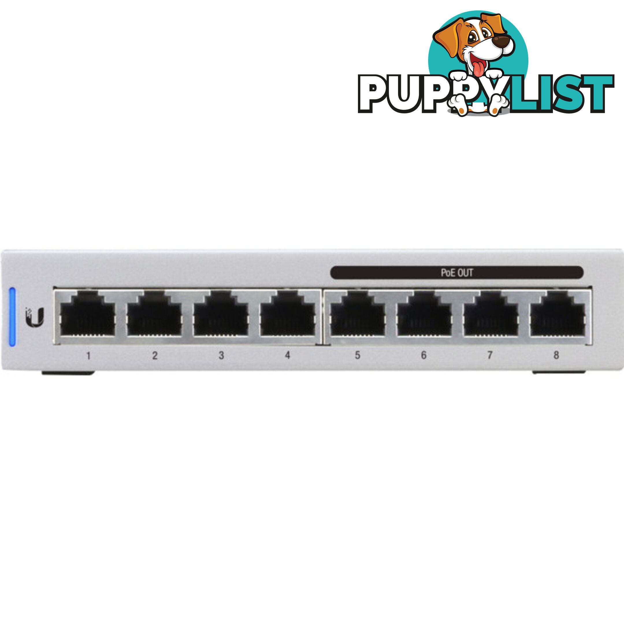 US-8-60W UNIFI 8 PORT 60W POE SWITCH 4 X POE PORTS