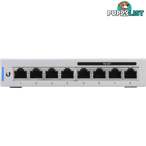 US-8-60W UNIFI 8 PORT 60W POE SWITCH 4 X POE PORTS