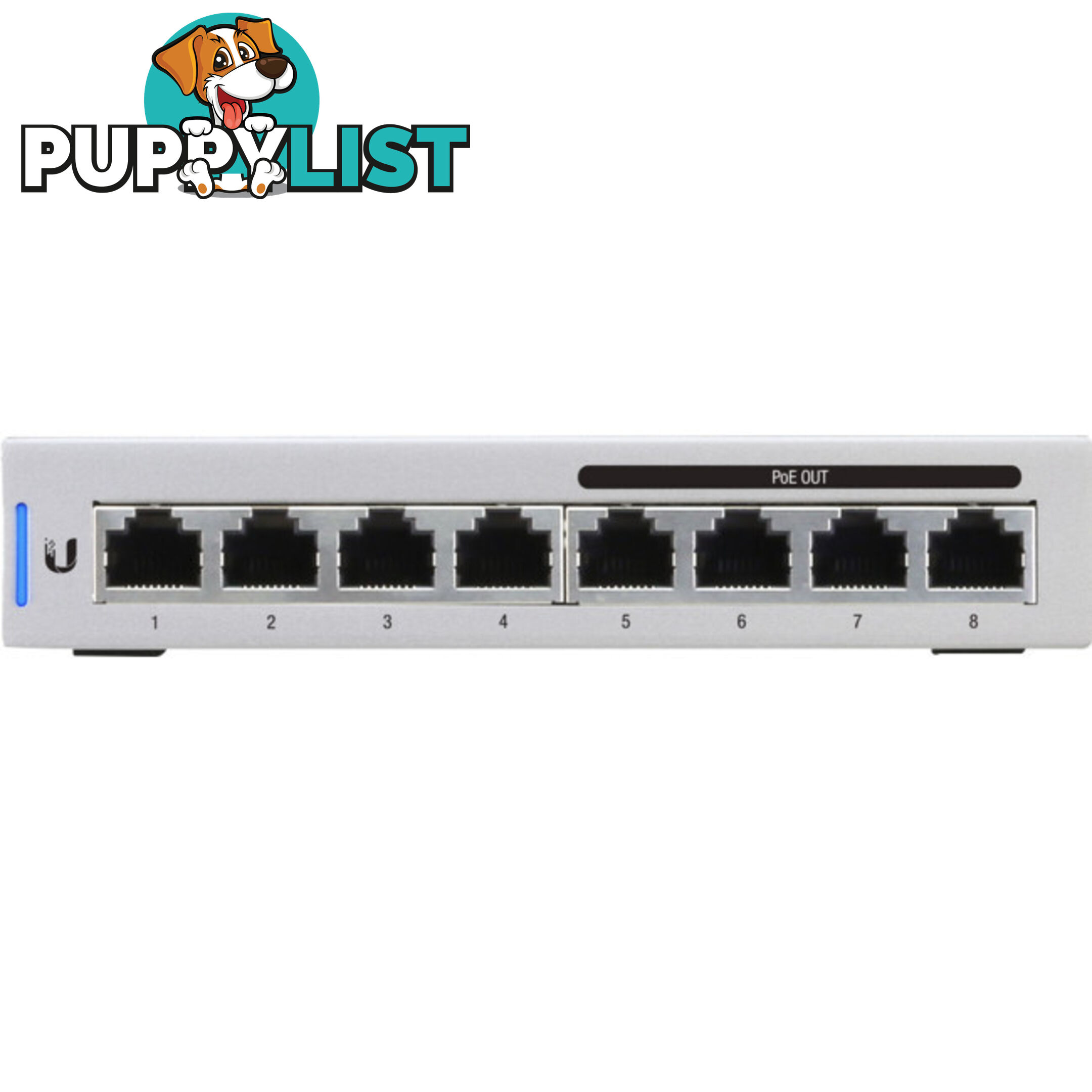 US-8-60W UNIFI 8 PORT 60W POE SWITCH 4 X POE PORTS