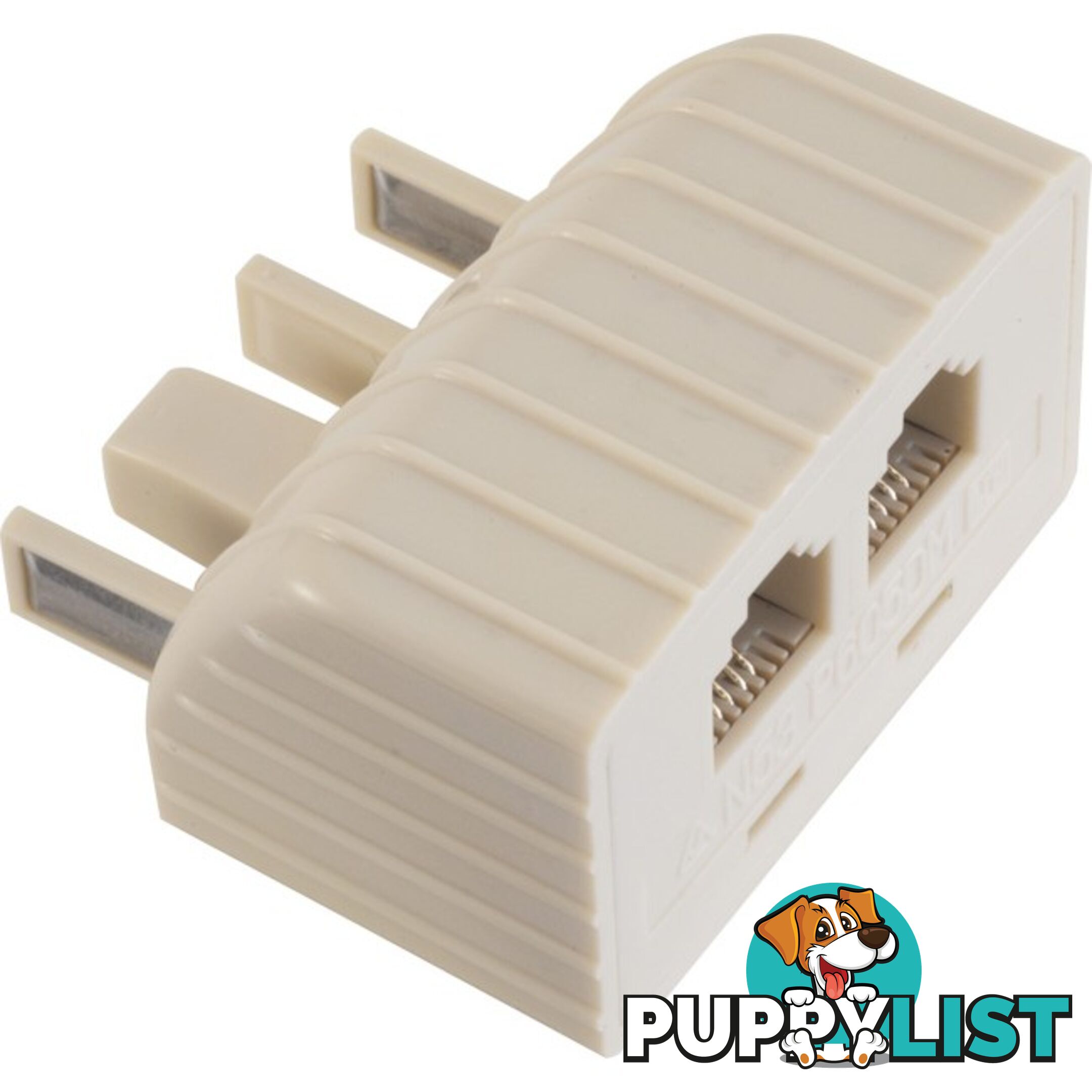 P605DM/IVY 605 PLUG TO 2X RJ12 BARE RJ12 SOCKETS TEL5113