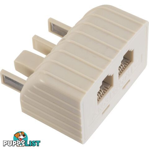 P605DM/IVY 605 PLUG TO 2X RJ12 BARE RJ12 SOCKETS TEL5113