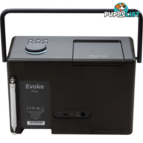 EVOKEPLAYCB DAB+ INTERNET RADIO WITH BLUETOOTH COFFEE BLACK