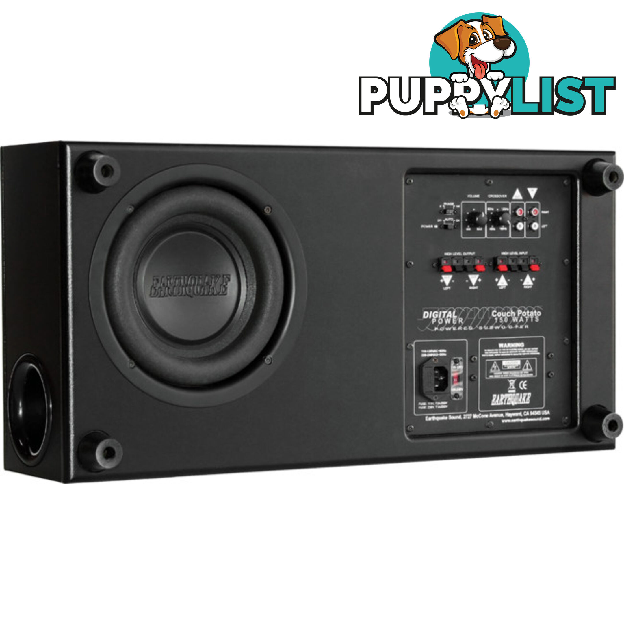 CP-8 150W COUCH POTATO SUBWOOFER SLIM 7 INCH TALL