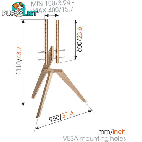 NEXT-OP1 VOGEL'S STYLISH LCD TV STAND SUITS 46" - 70" LCD TV