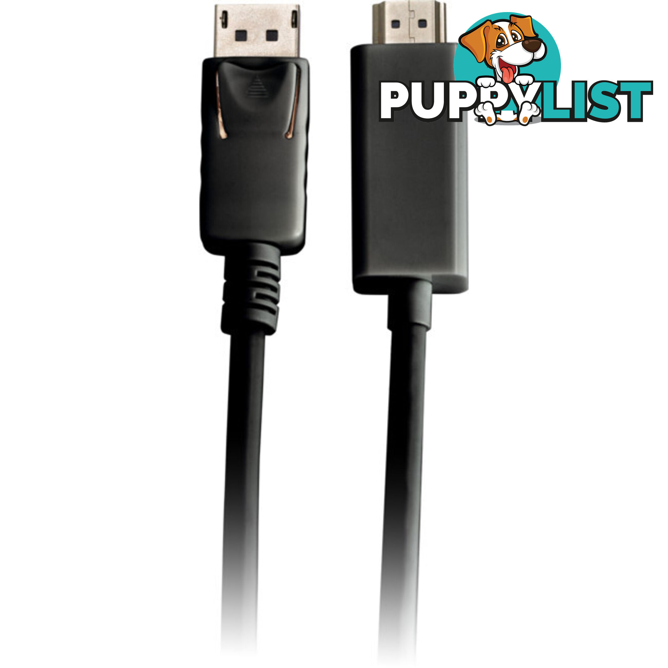 LC6211 DISPLAYPORT PLUG TO HDMI - 2M PLUG LEAD BLACK