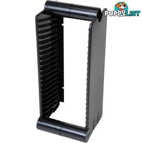 1A054BK 20 UNIT CD RACK / STAND FISCHER PLASTIC