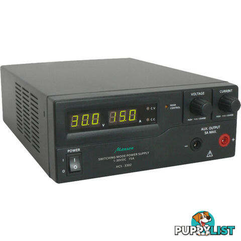 HCS3302-USB 1-32V 0-15A POWER SUPPLY SWITCHING 3 DIGI LED W/USB